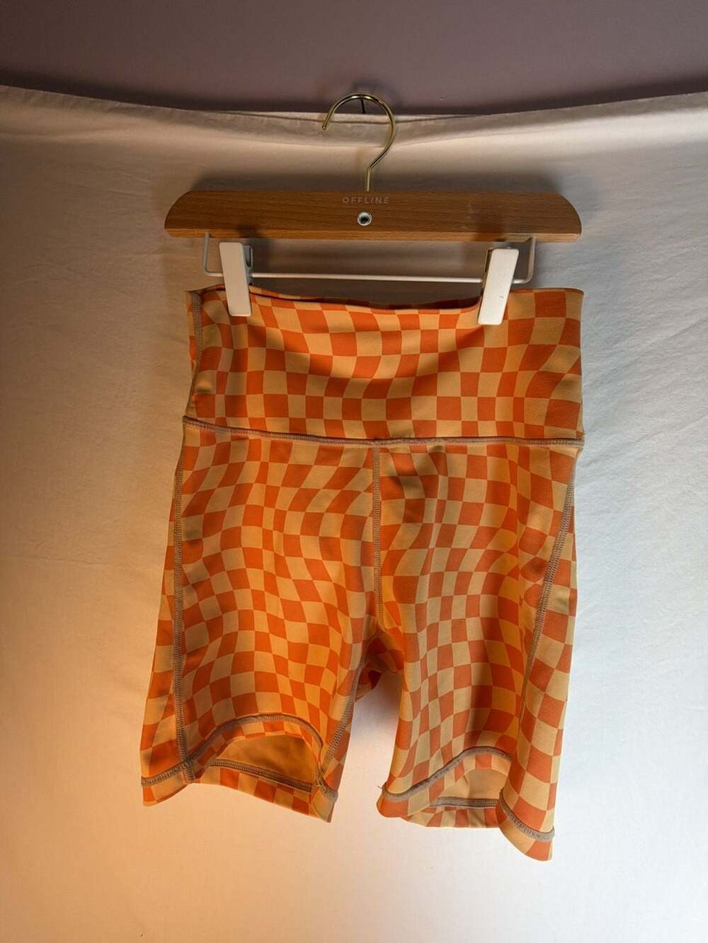 Wilo The Label Checkered Biker Shorts Size S
